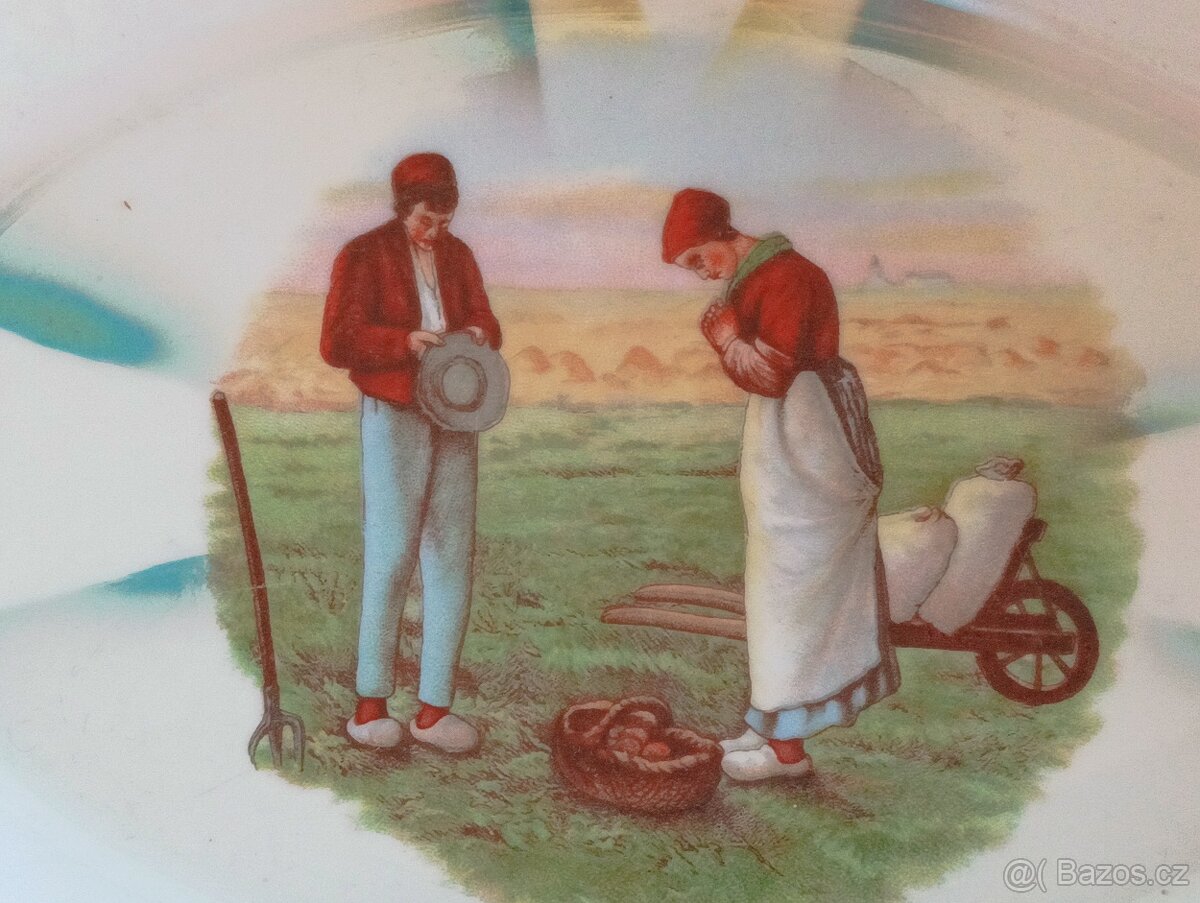 PORCELÁNOVÁ MÍSA DEKOROVANÁ - 4