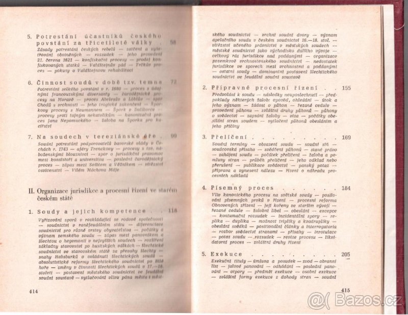 STARÉ ČESKÉ SOUDNICTVÍ - 4