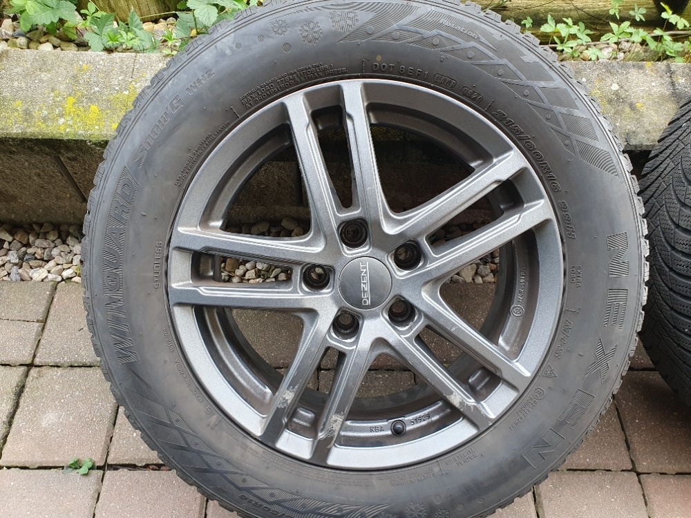 Alu Dezen+zimní pneu - 4