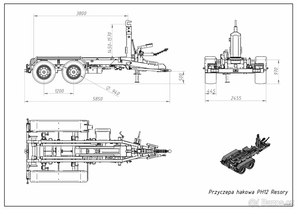 Kontejnerový nosič MetalTech PH12 - 4