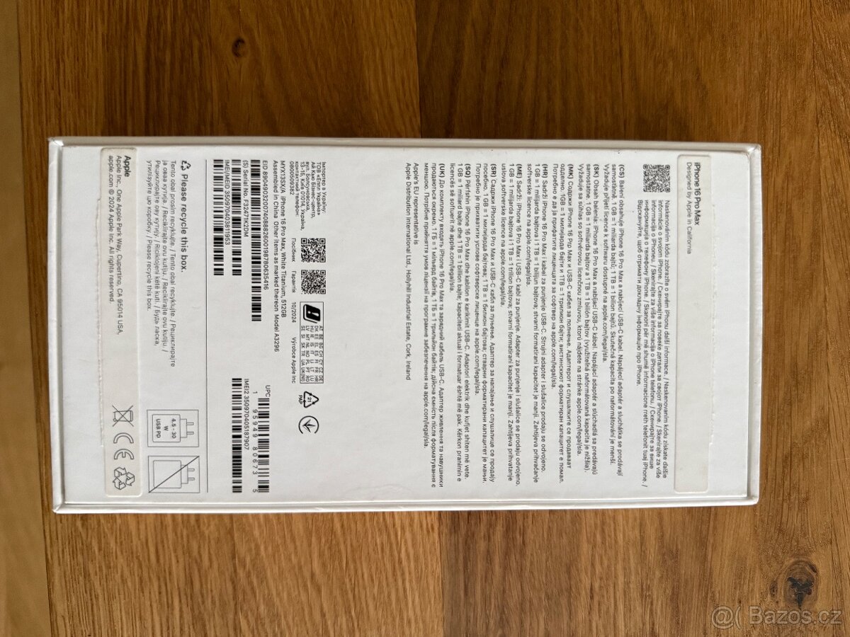 iPhone 16 pro max 512 gb originální krabice - 4