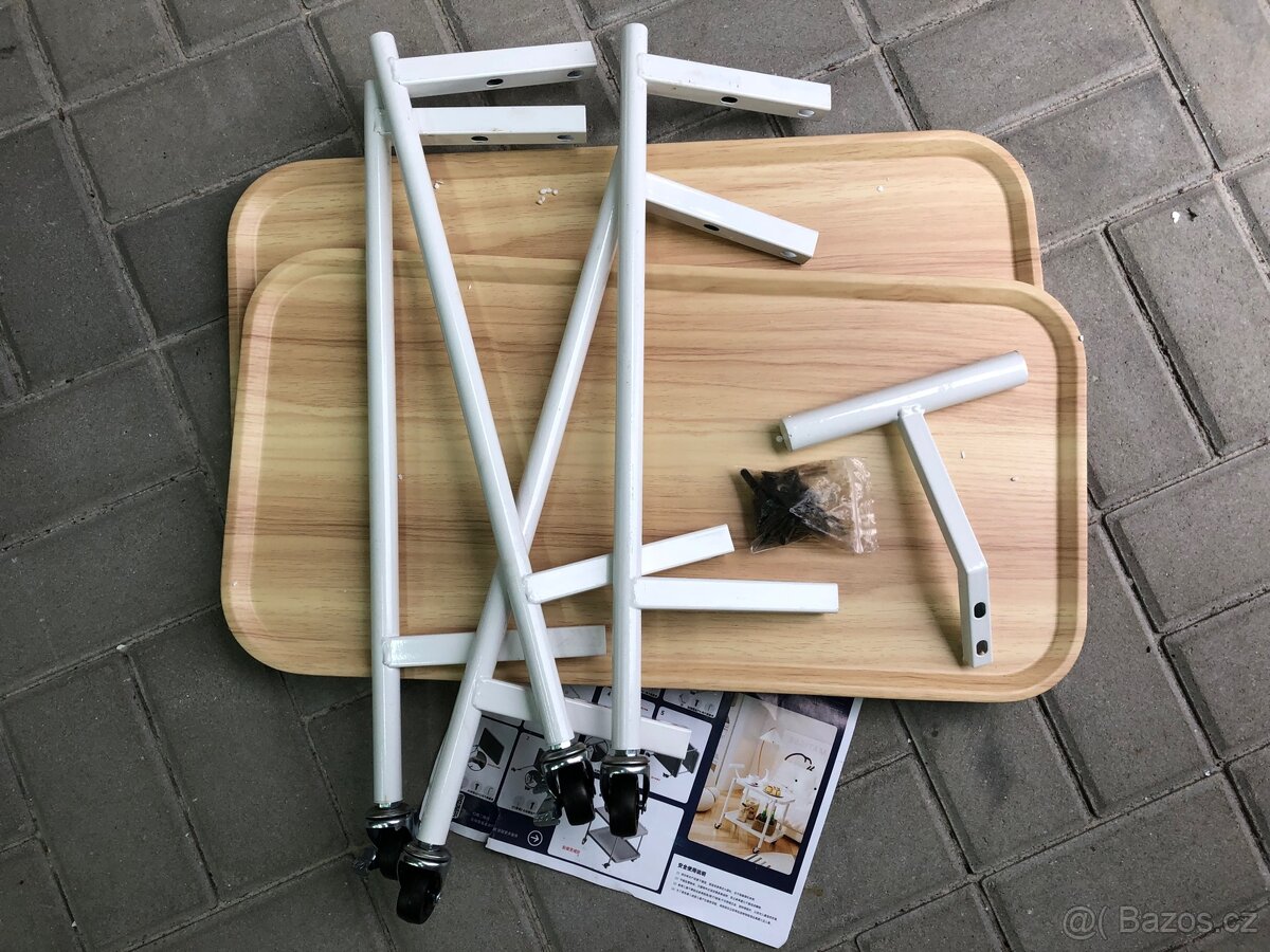 Servírovací vozík/stolek na kolečkách - 4