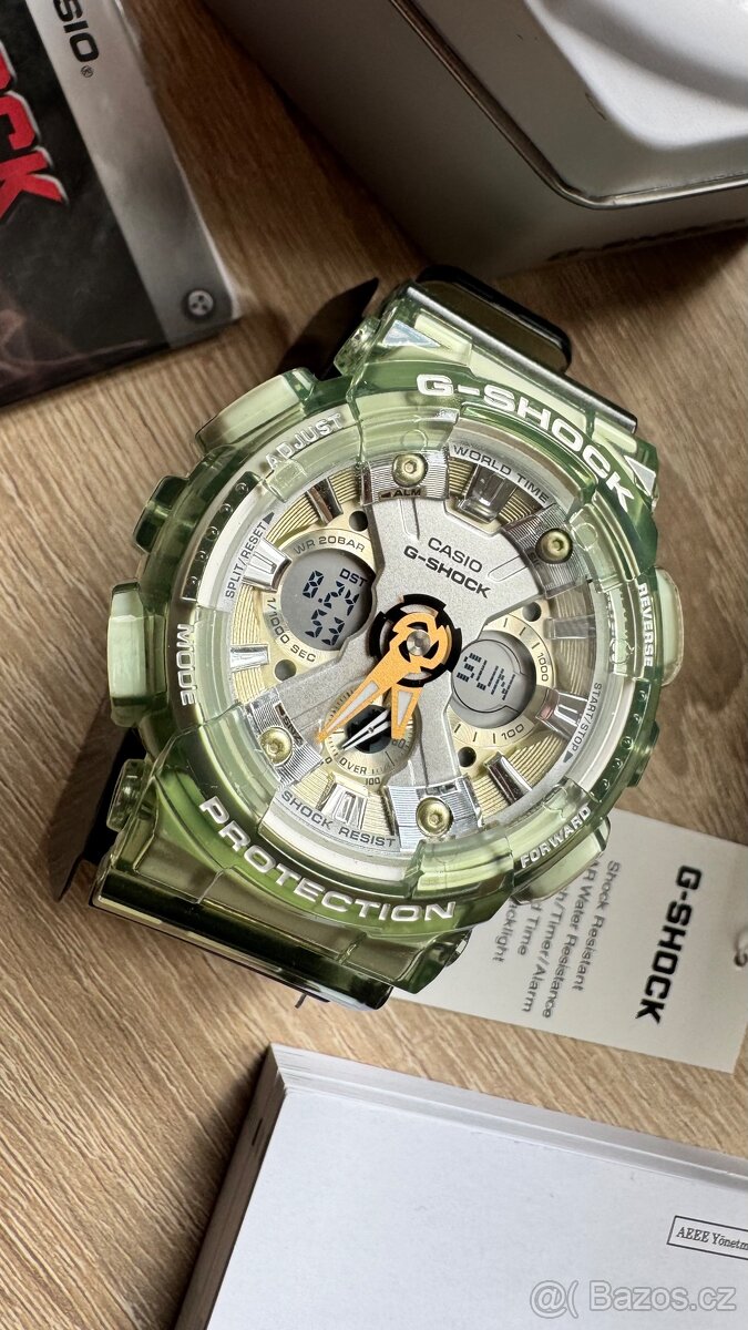 Hodinky Casio G-SHOCK GMA-S120GS-3AER- krásné, nové - 4