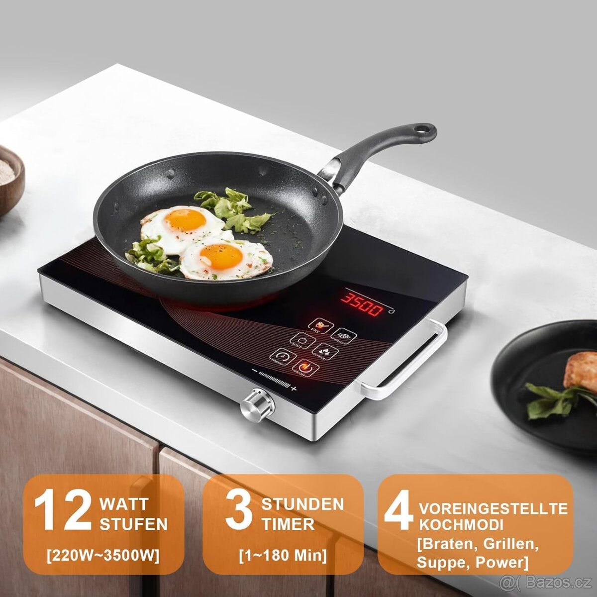 Dibaful Ceran nová varná deska 3500 W - 4