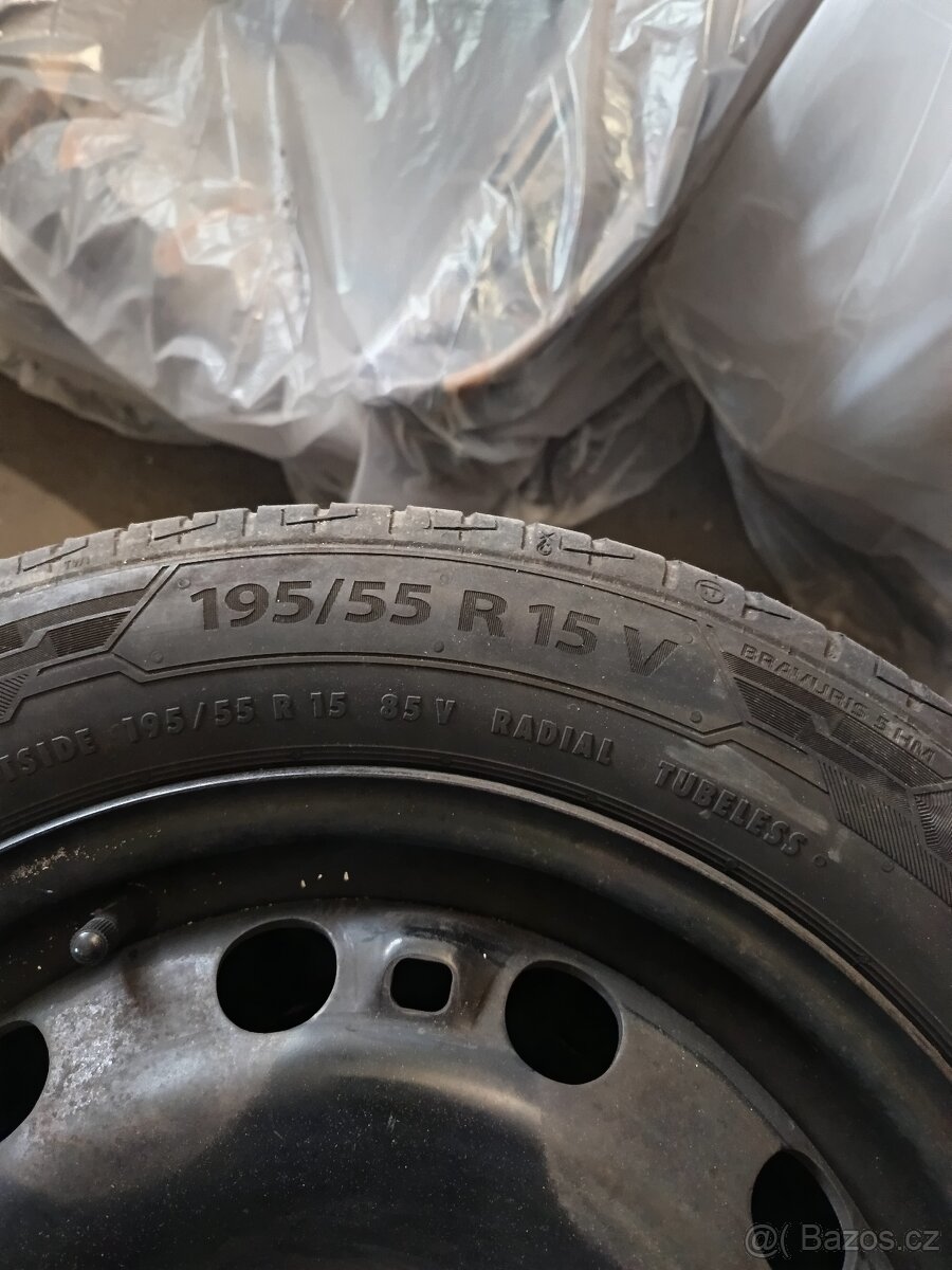 Sada kol R15 195/55 letní pneu - 4