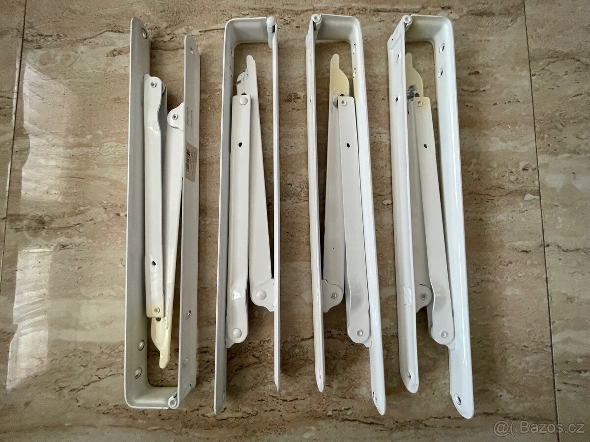 Konzoly sklápěcí 43x40 cm - 4