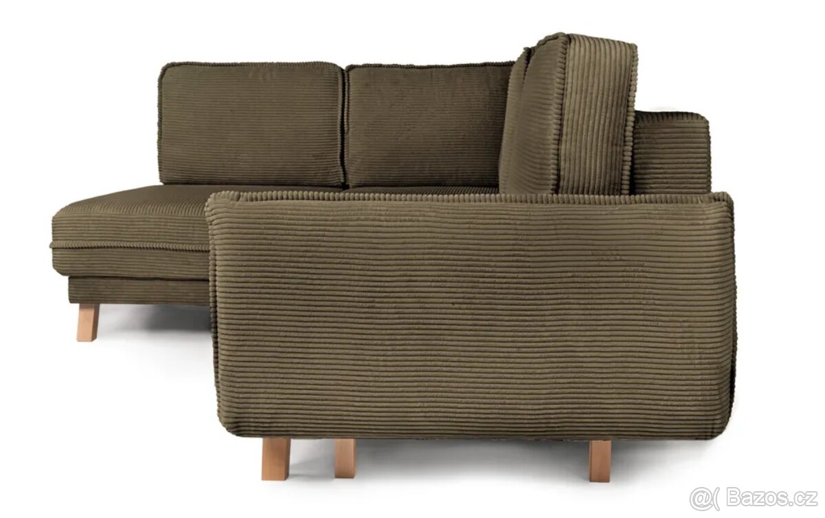 Rohová rozkládací sofa TORI, - 4