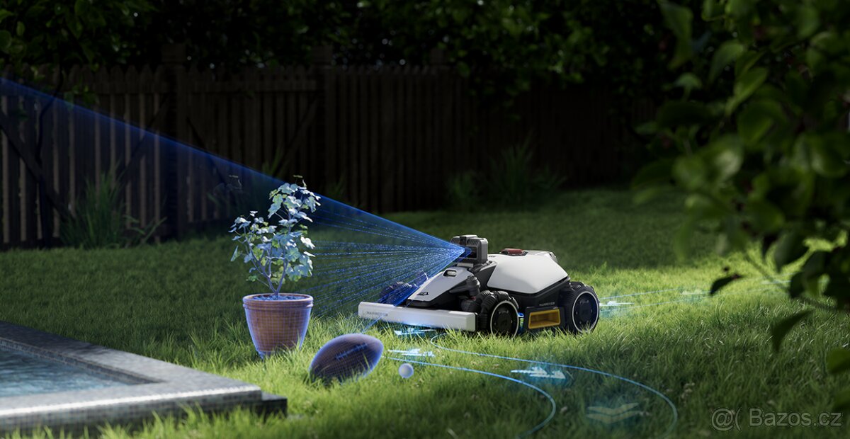 robotická sekačka LUBA mini AWD LiDAR bez obvodového drátu - 4