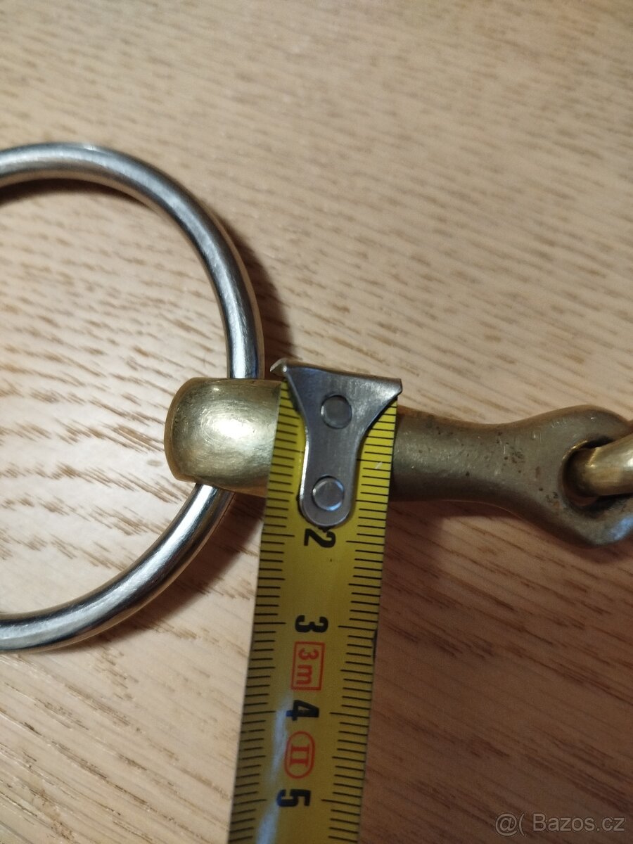 Stihlové udidlo 2x lomené, 12,5cm - 4