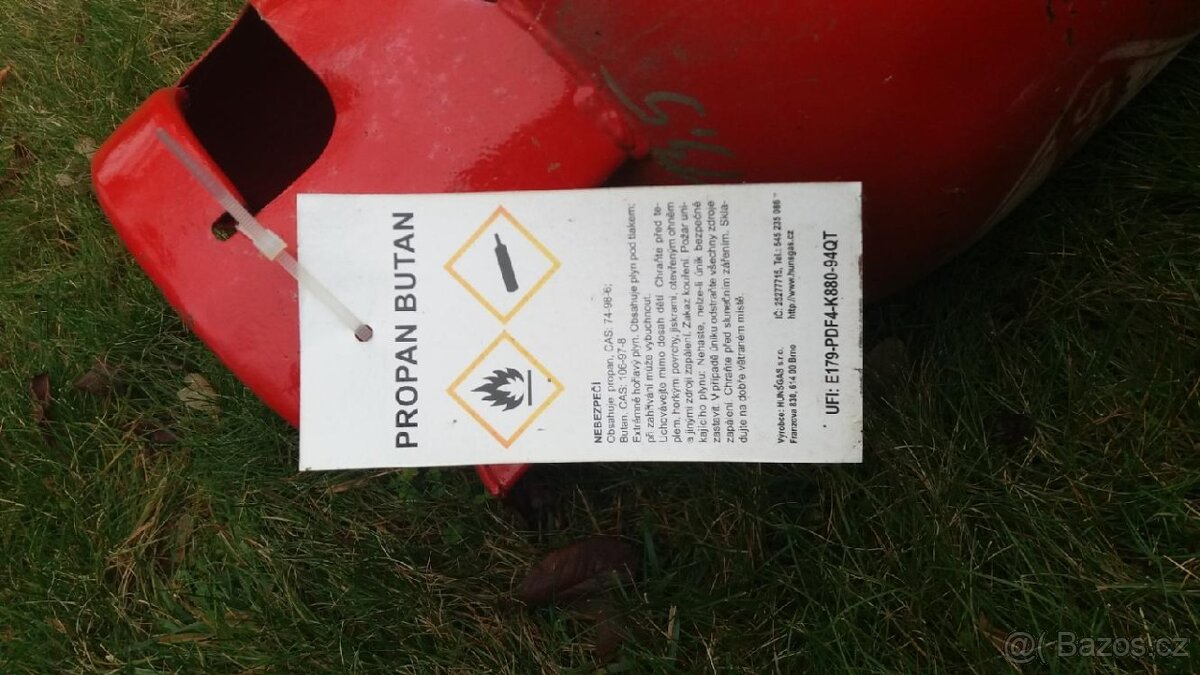 PB plynová láhev/ bomba 10kg prázdná - 4