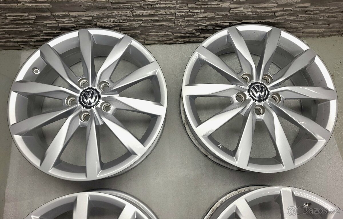 17" Originál VW Dijon 5x112 Golf 7 7,5 GTD GTI - 4