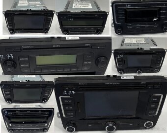 Autorádio Škoda,VW,Audi ORIGINAL,Čina (1DIN,2DIN) - 4