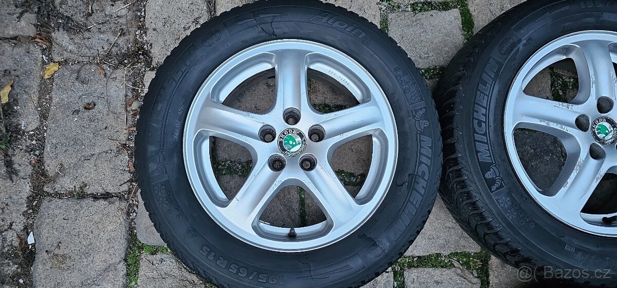 15" disky Škoda 5x100 - pošlu - 4