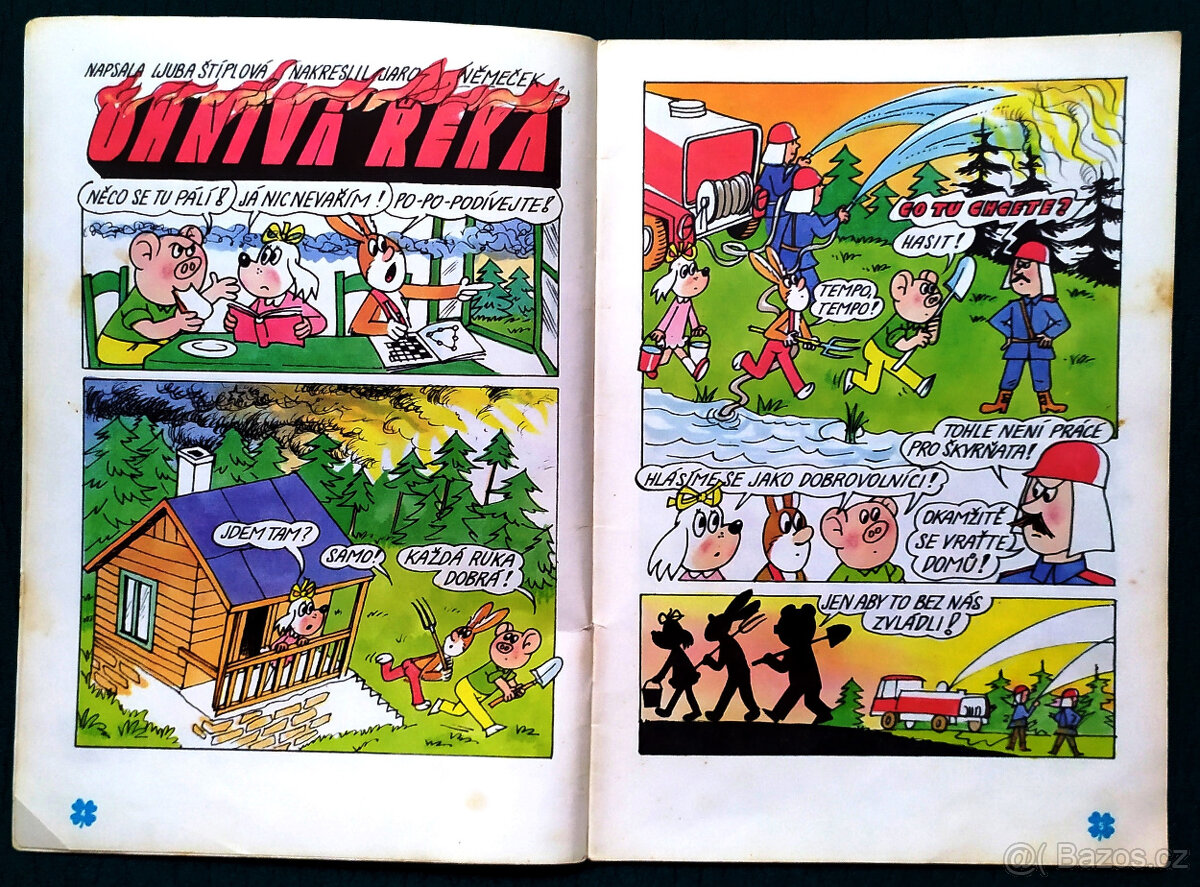 ČTYŘLÍSTEK č. 152/1988 OHNIVÁ ŘEKA - 4