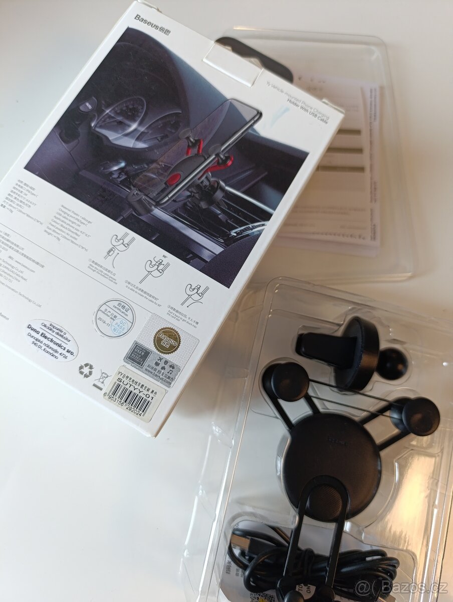 Baseus-držák mobilního telefonu do auta - 4