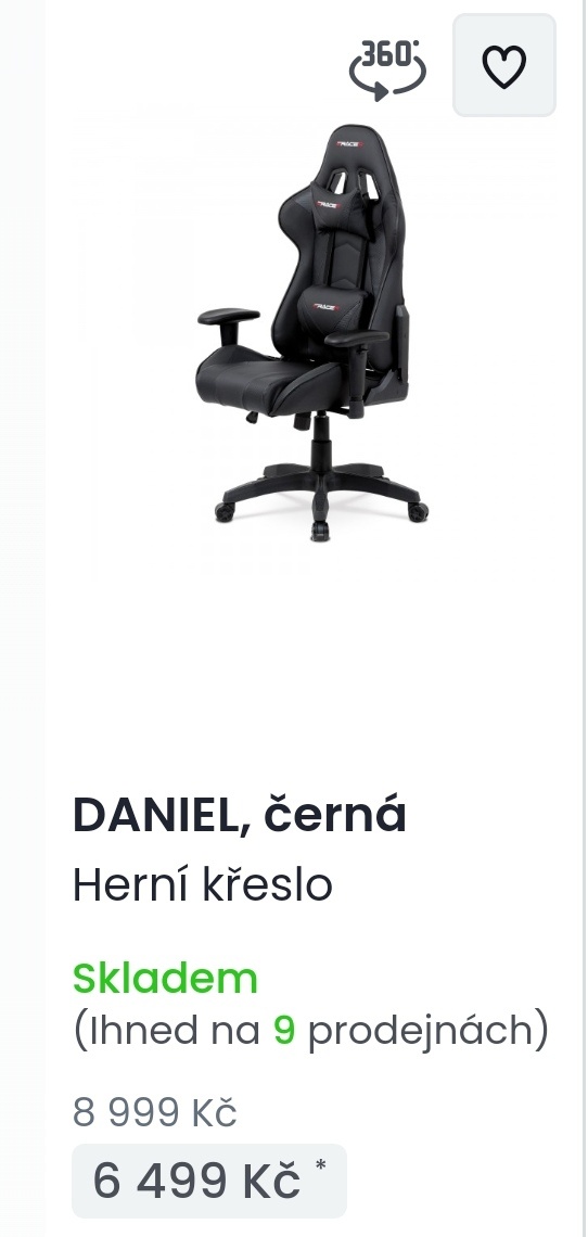 Herní křeslo - NOVÉ - velká sleva - 4