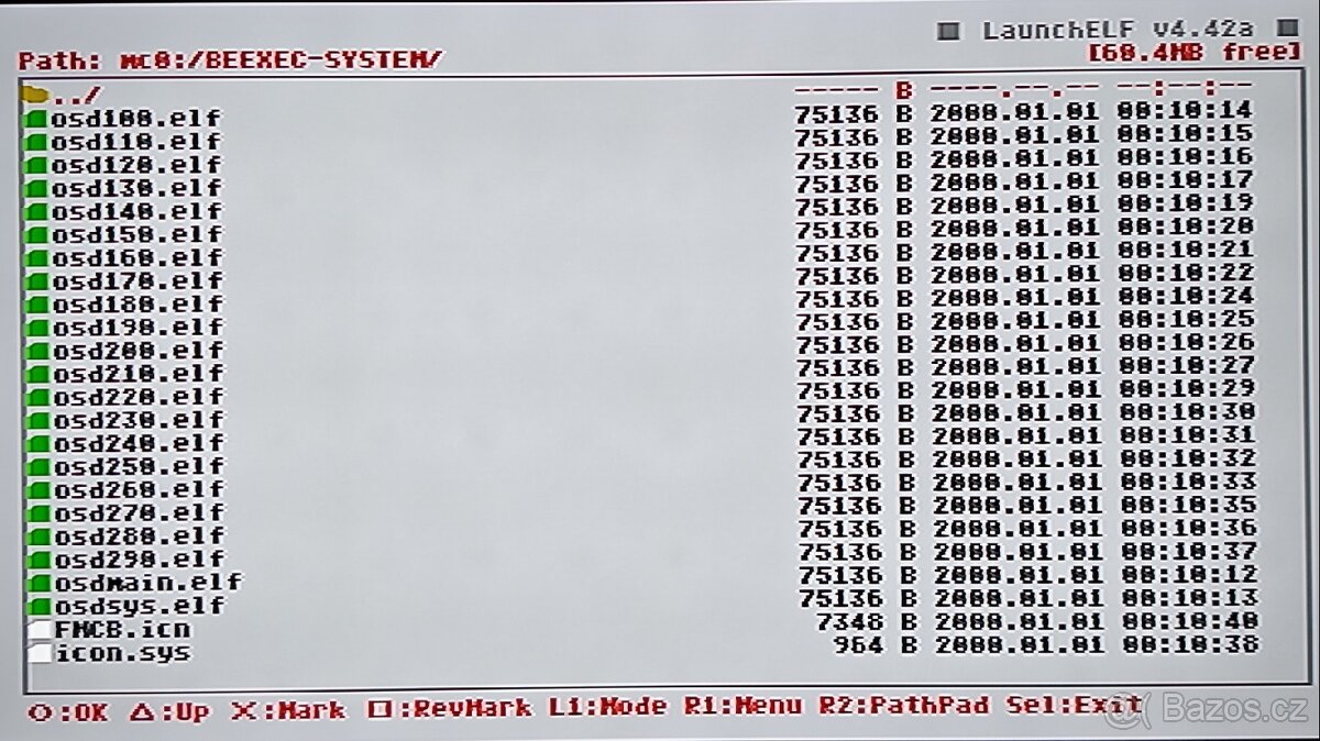 PS2 64mb FMCB karta pro PlayStation 2 "čip ps2" - 4