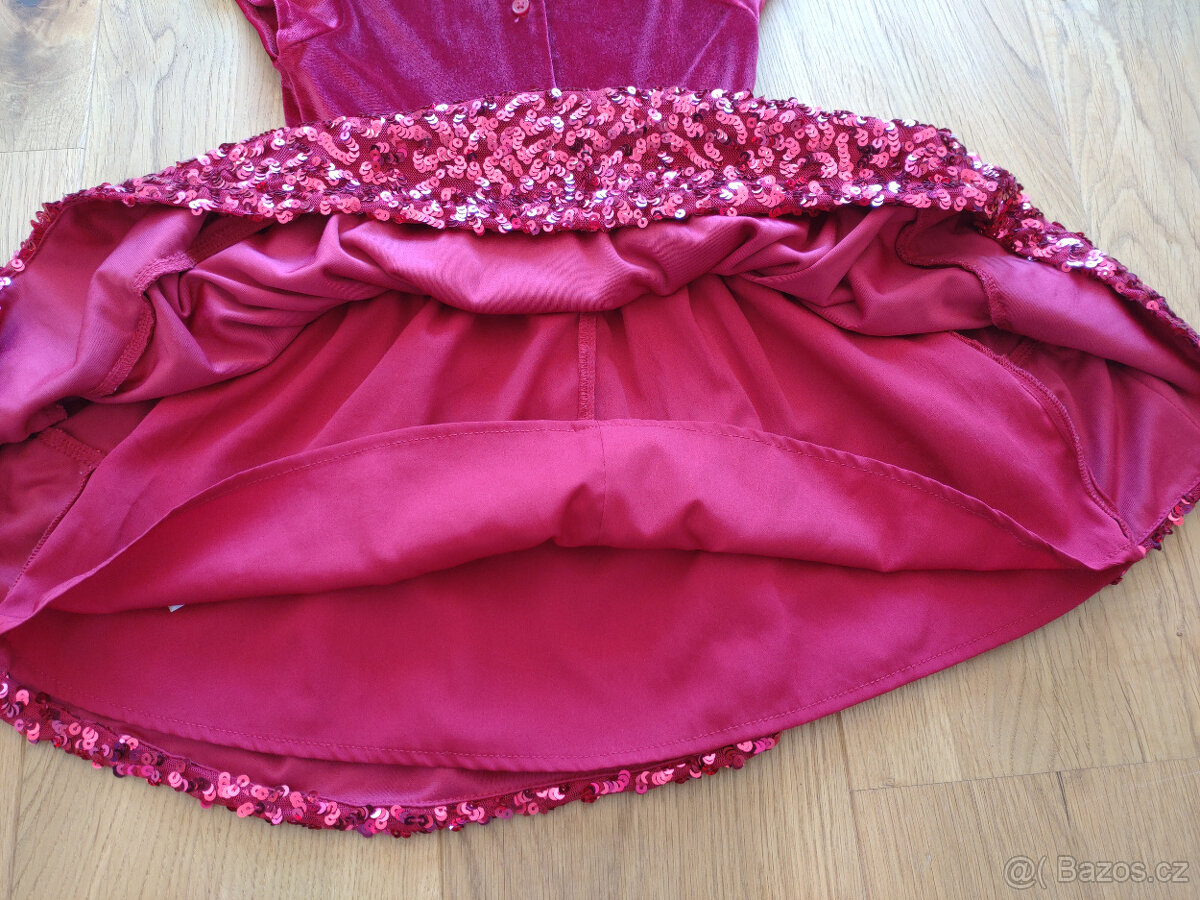 Sváteční šatičky - červené vel.92 (M&S) - 4