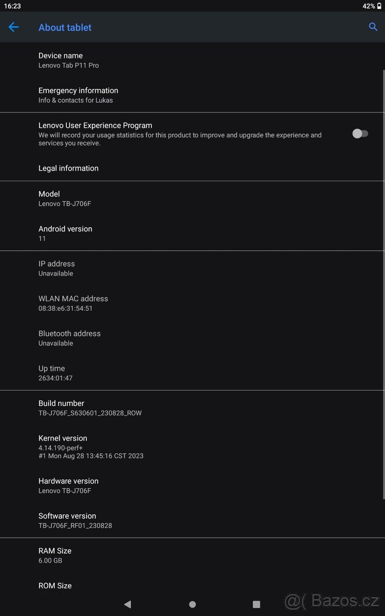 Lenovo TAB P11 Pro - 4