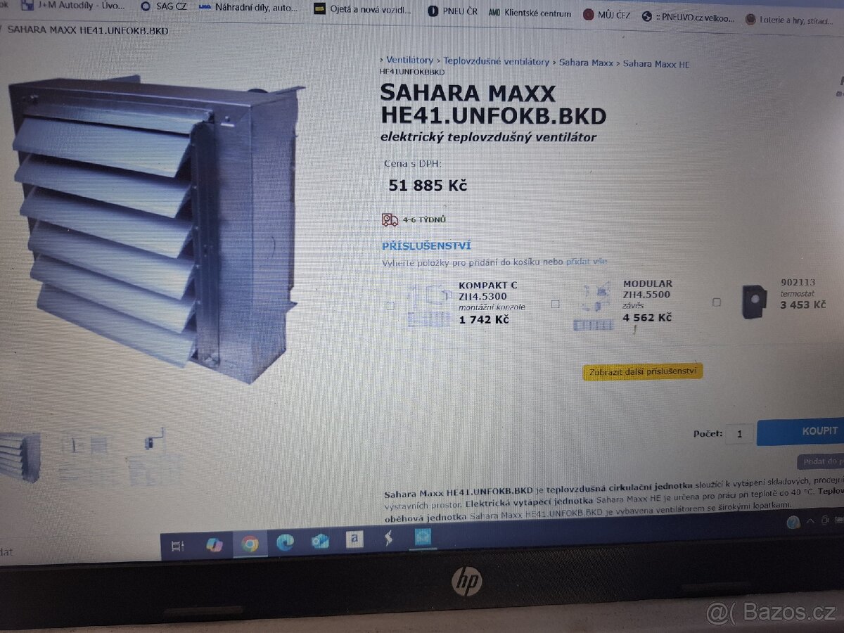 Elektrický teplovzdušný ventilátor GEA MAXX - 4