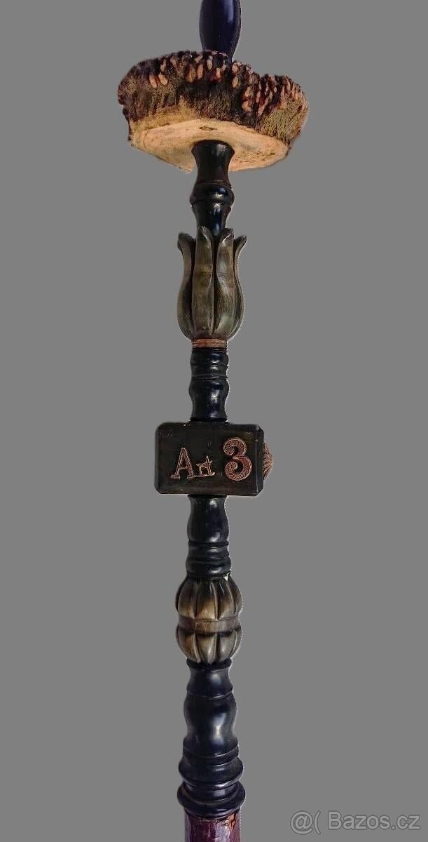 Top Sběratelská porcelánová vojenská fajfka - ruční malba - 4