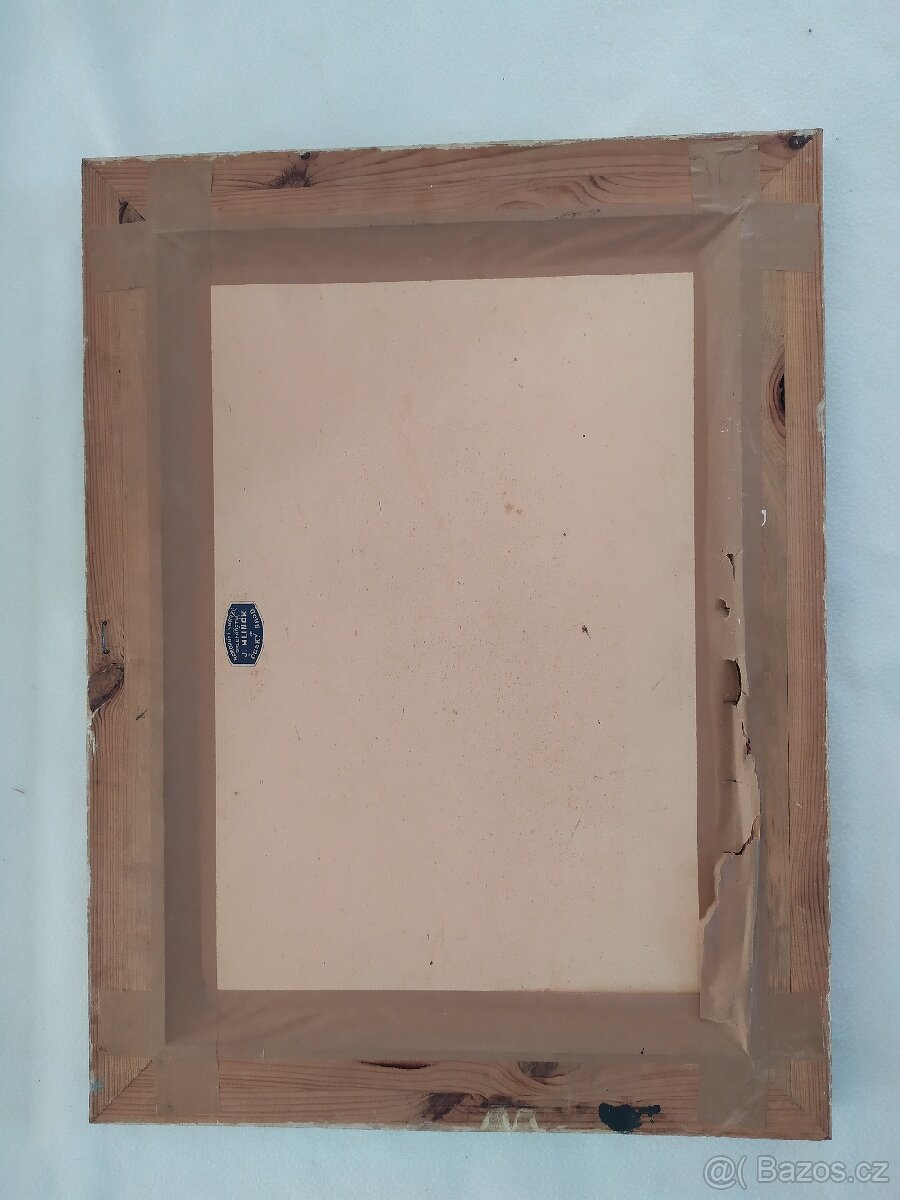 Obraz, Řeka s horami, V. Stein - 4