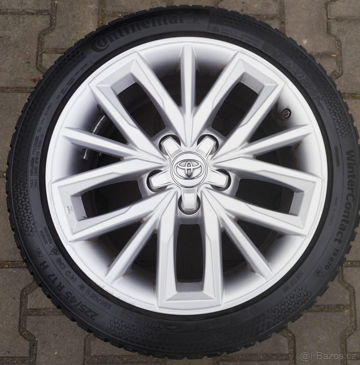 Zimní alu disky originál Škoda Toyota Corolla 5x114,3 R17 - 4