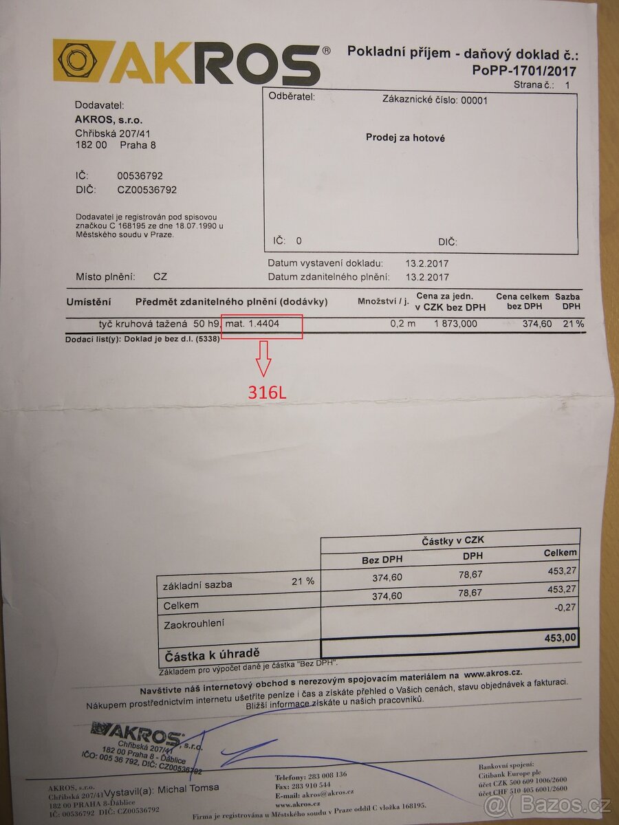 Nerez víčko 316L na Prim Diplomat, Elegant..... - 4