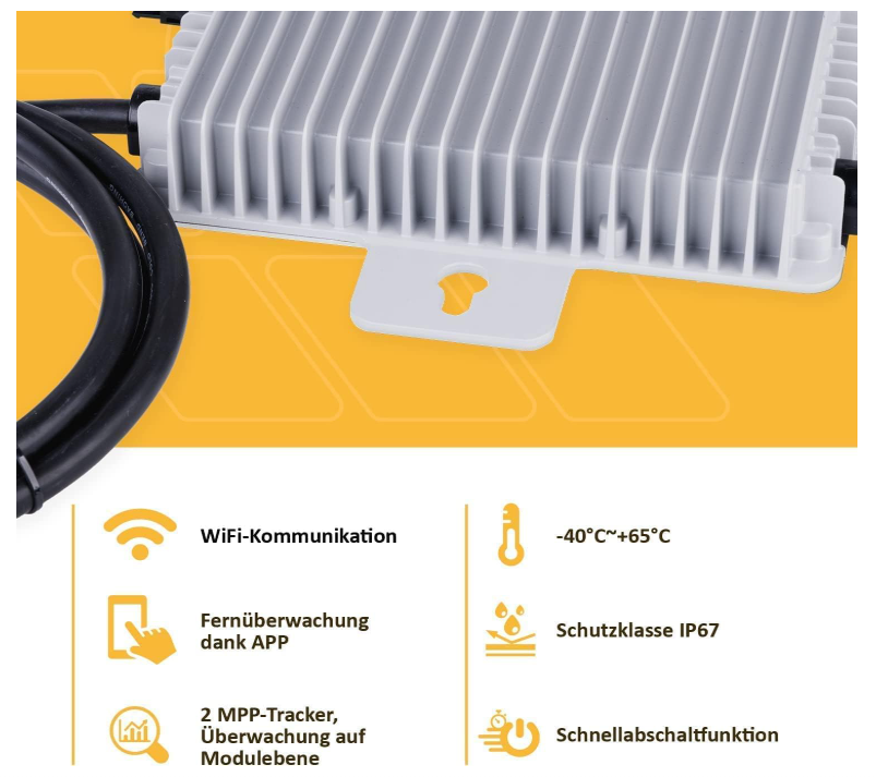 MIKROINVERTOR DEYE SUN600G3-EU-230 600W - 4