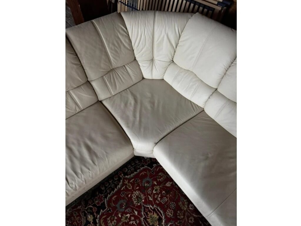 Rohová kožená sedací souprava, 3302 - 4