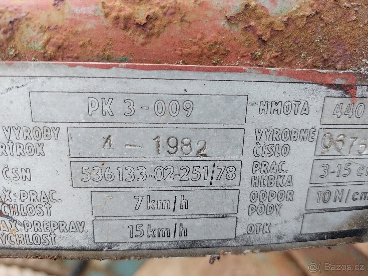 Proorávač brambor,hrobkovač PK3-009 - 4