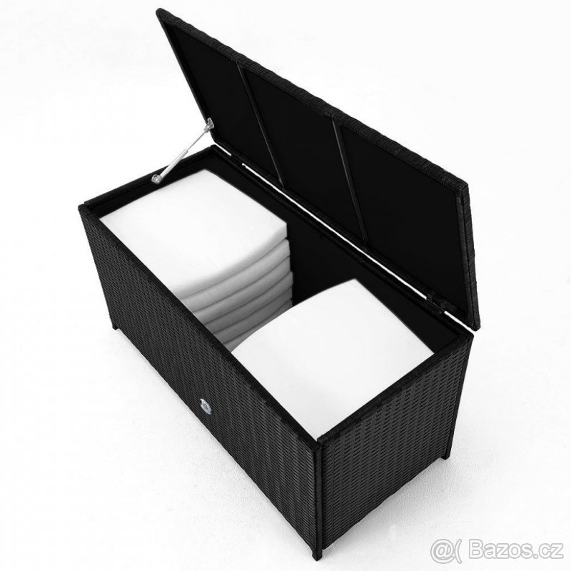 Úložný ratanový box, na polstry, nábytek, truhla, souprava. - 4