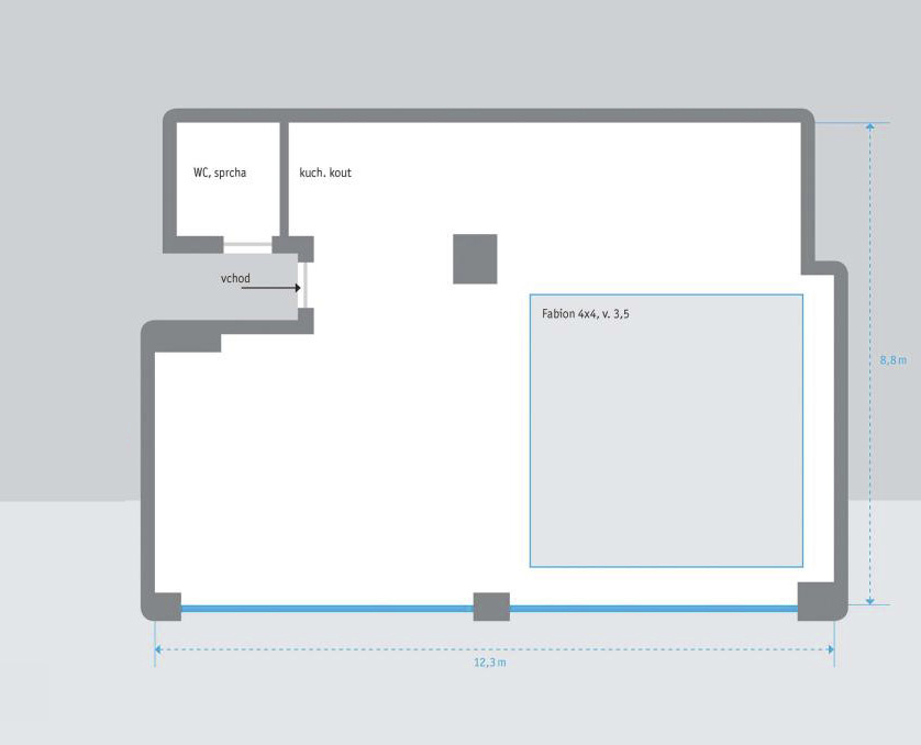 Studio 100m2 / Praha 4 - 4