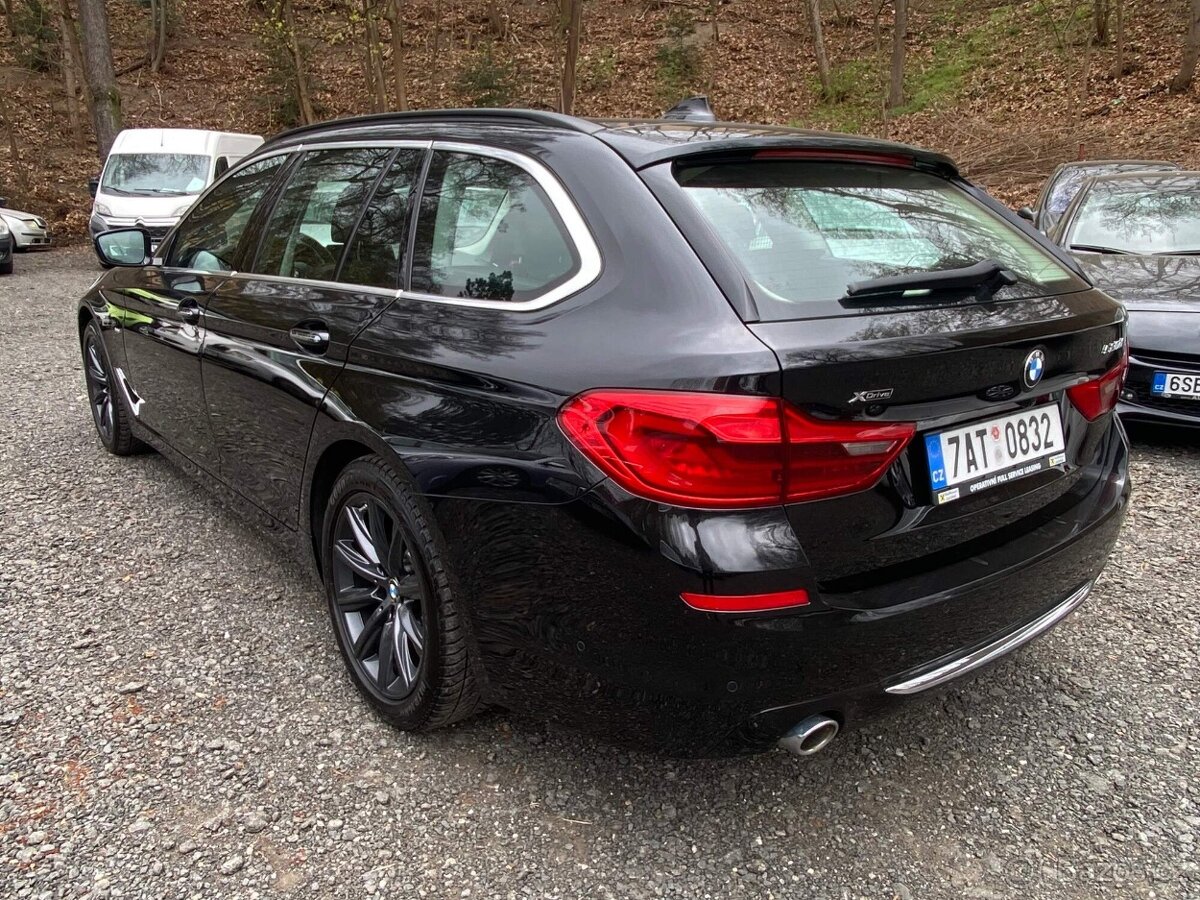 BMW 520d xDrive Touring LuxuryLine 2018 122tkm 4x4 klima ČR - 4