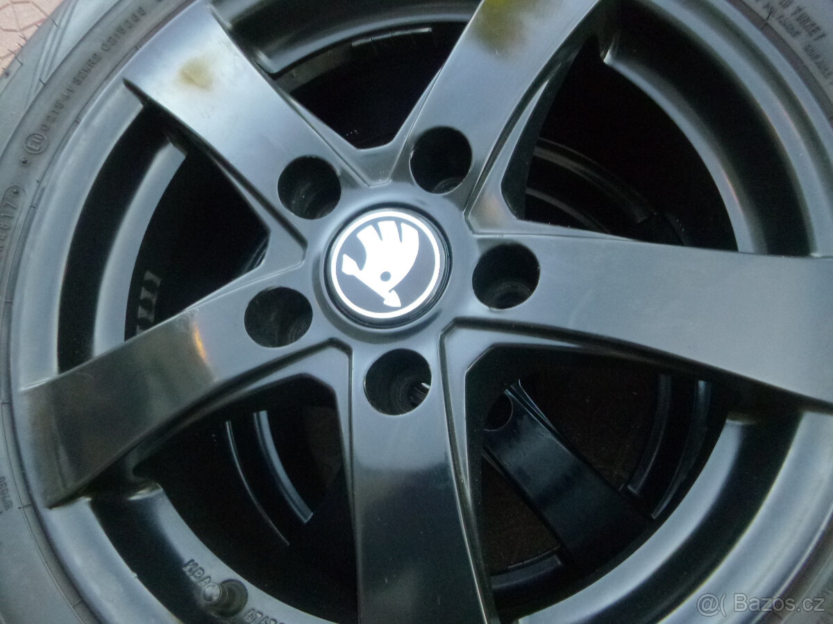 Letní alu sada disky kola originál Dezent 5x112 6,5Jx15 ET38 - 4
