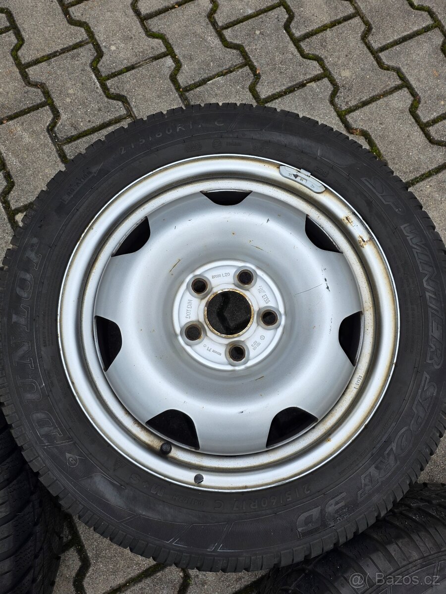 Zimní sada VW T5 Dunlop 215/60/17C - 4