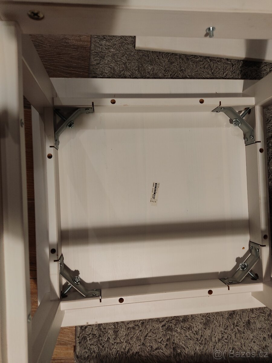 Konferenční stolek Ikea HEMNES bílý - 4