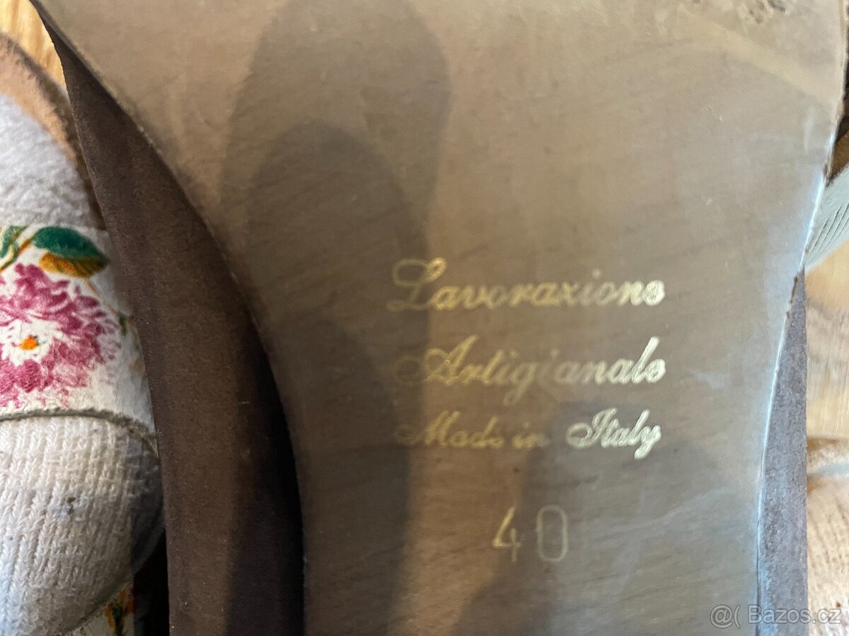 Kotníčkové boty kožené vel. 40 - 4