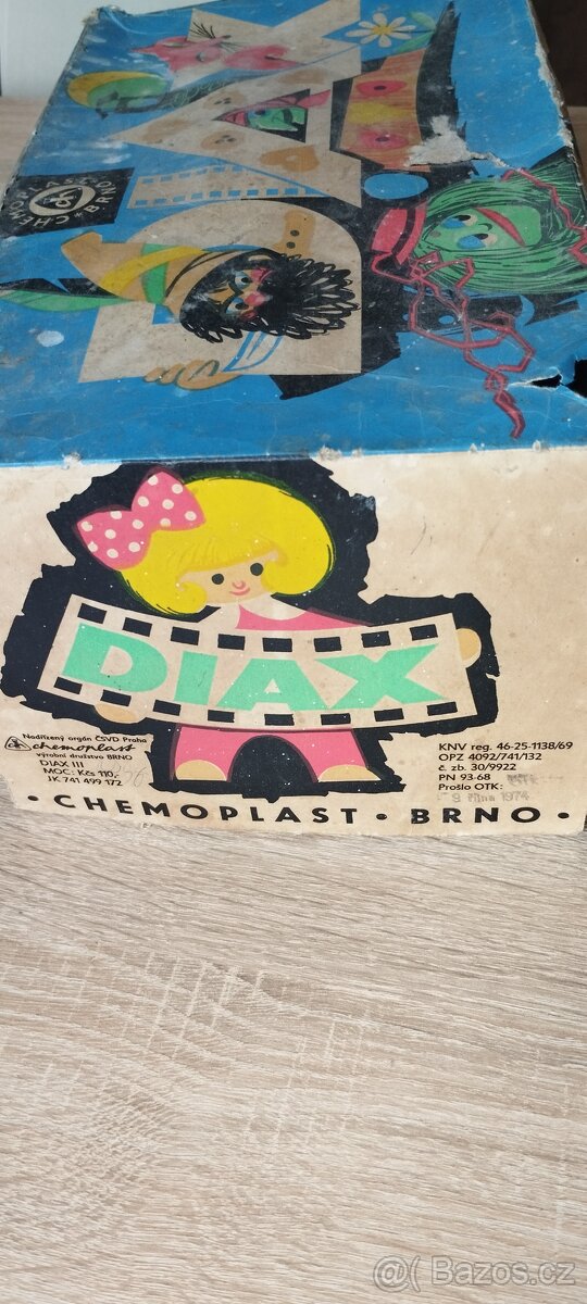 Retro dětská promítačka Diax3 Chemoplast - 4