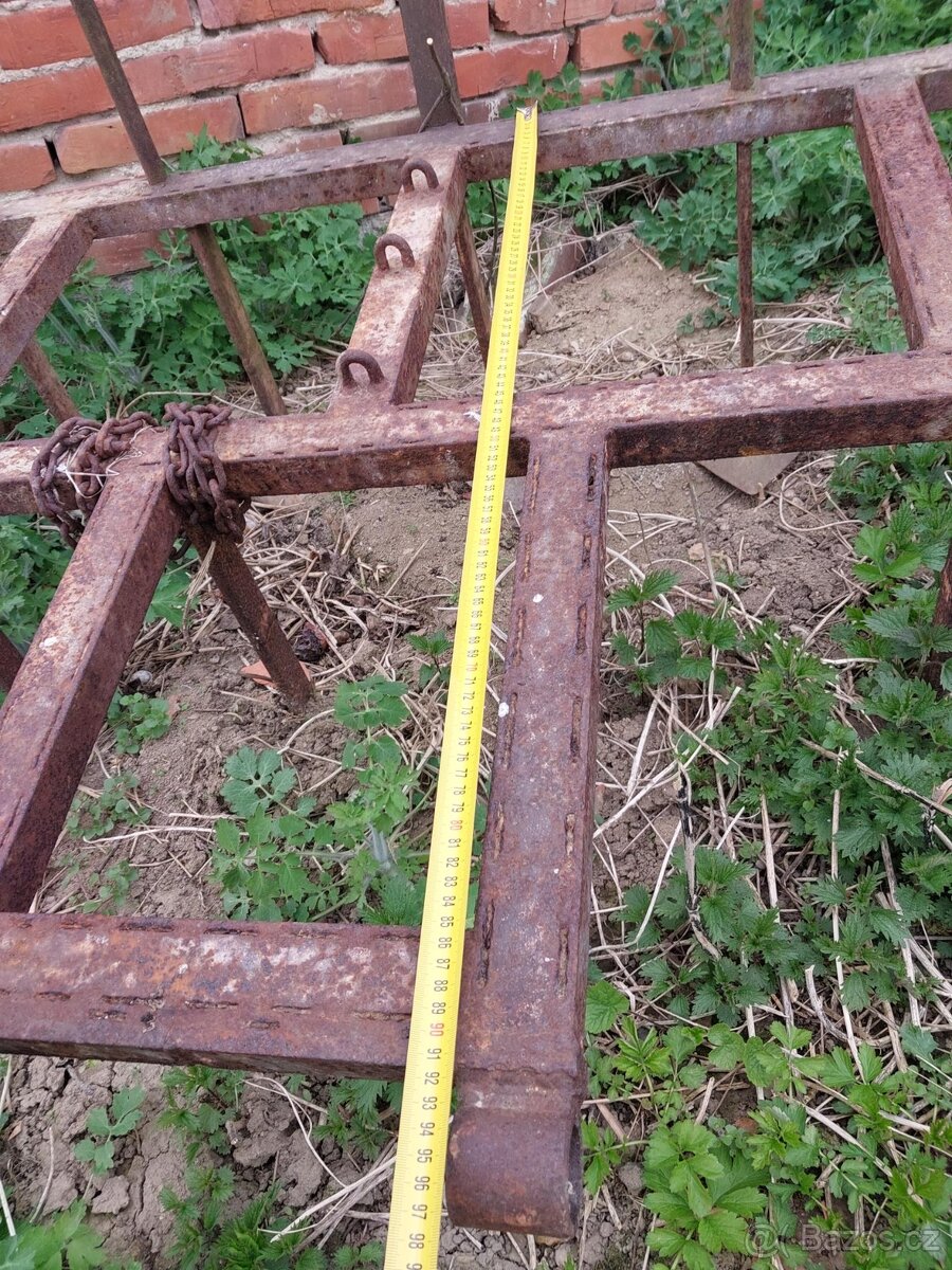 Kovový rám za malotraktor - 4