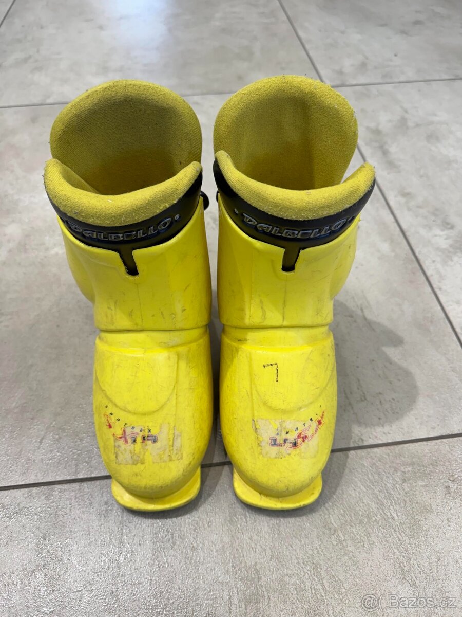 Dětské lyže Salomon s vázáním 80 cm + Lyžáky 18cm - 4