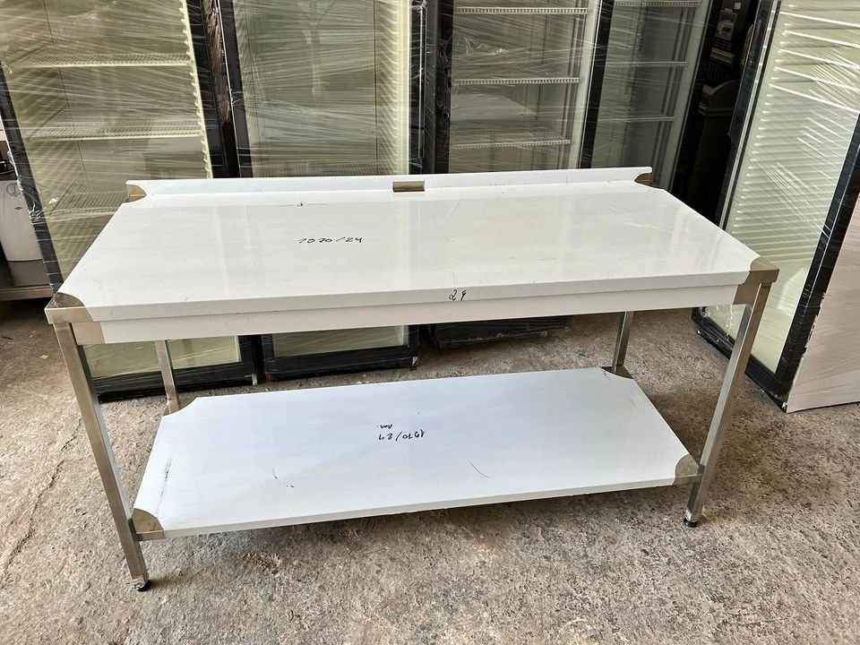 Přístěnný nerezový stůl 1 police RŮZNÉ ROZMĚRY - 4