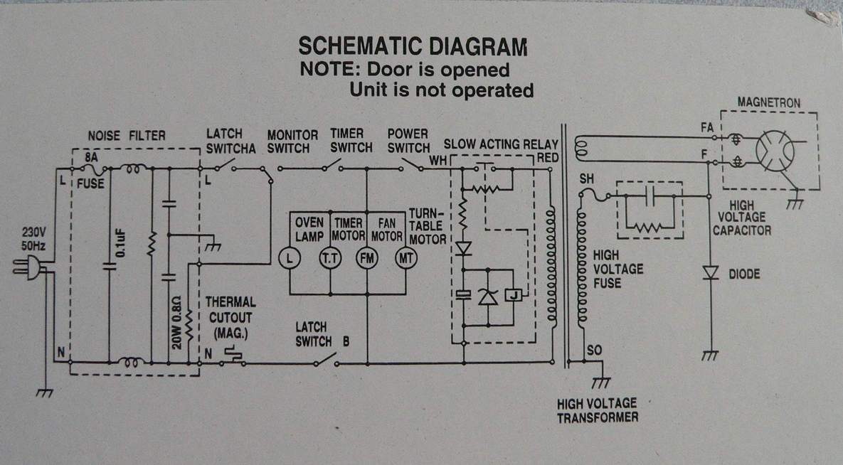 větrák - motor do mikrovlnky - 4