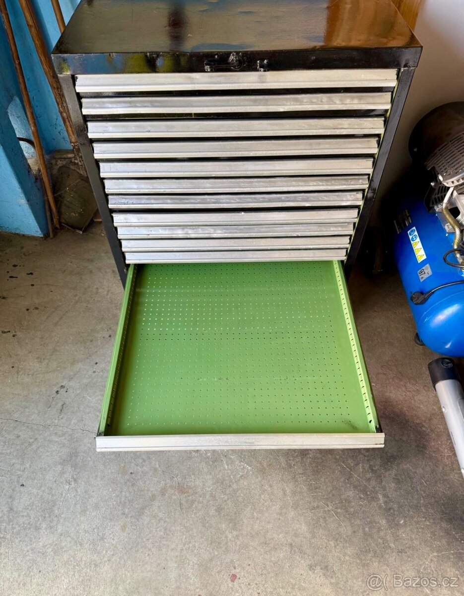 Celokovová dílenská skříňka - 4