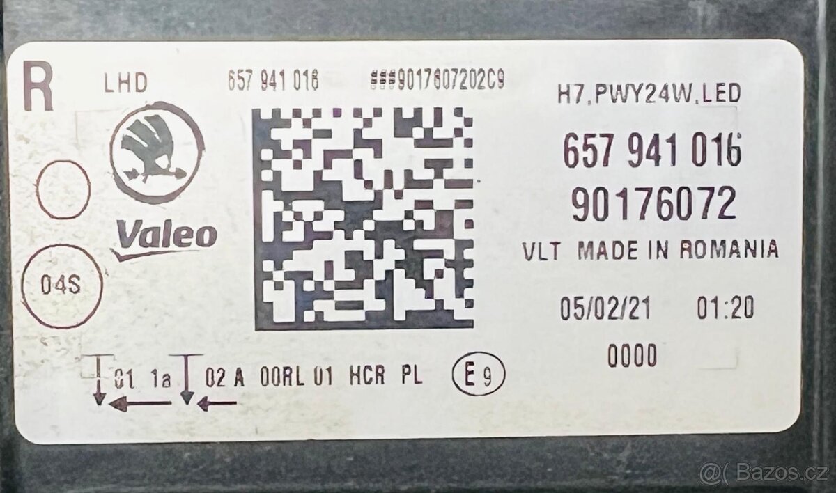 Škoda Scala světlo 657941016 - 4