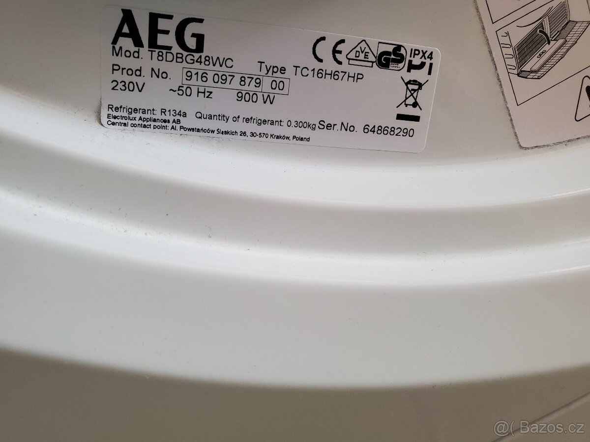 Repasovaná sušička AEG - 4