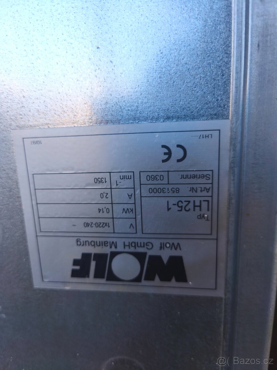 Teplovodný ohřívač Wolf LH25-1 s příslušenstvím - 4