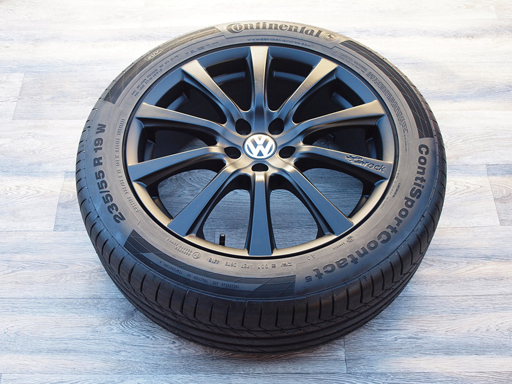 ►►19" 5x112 = VOLKSWAGEN ČERNÉ ►► LETNÍ NOVÉ - 4