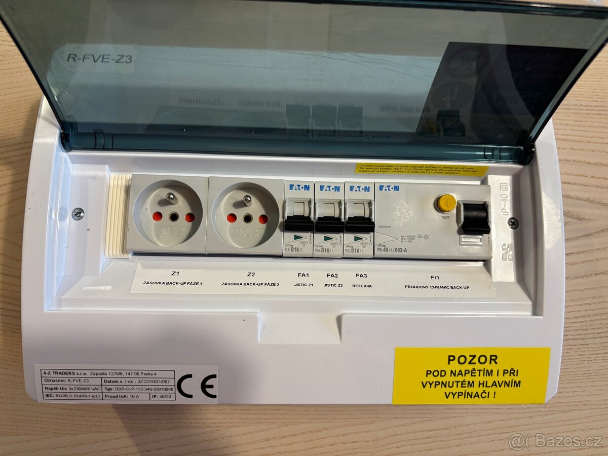 Rozvaděč R-FVE-Z3 (AC IP40/20) certifikovaný, back-up FVE - 4