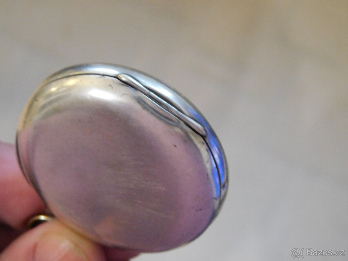 Stříbrné kapesní hodinky "J. Auricoste" s chronometrem - 4